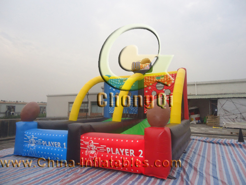inflatable basketball game